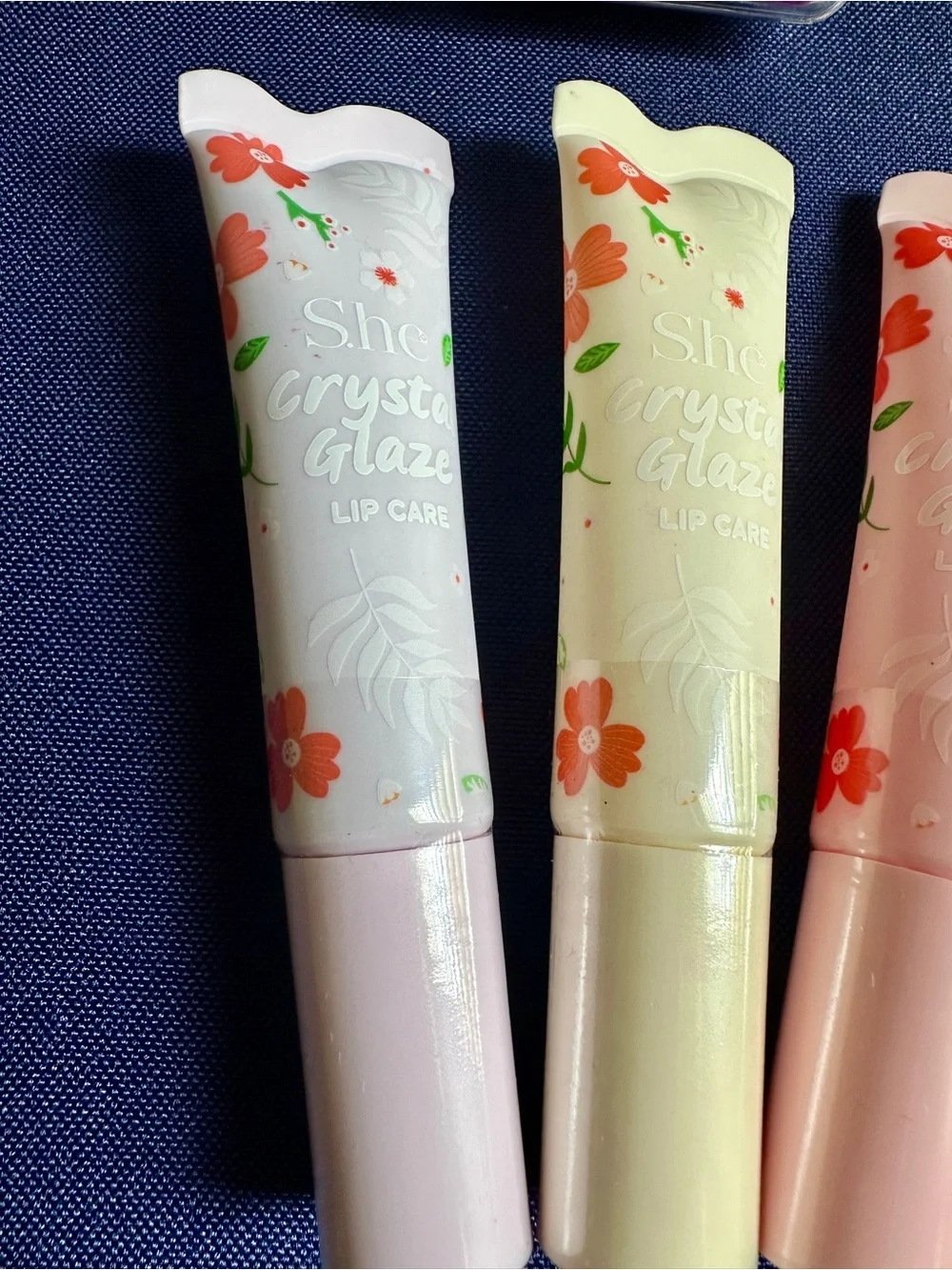 S.he Crystals Glaze Lip Care & Nailene Nails